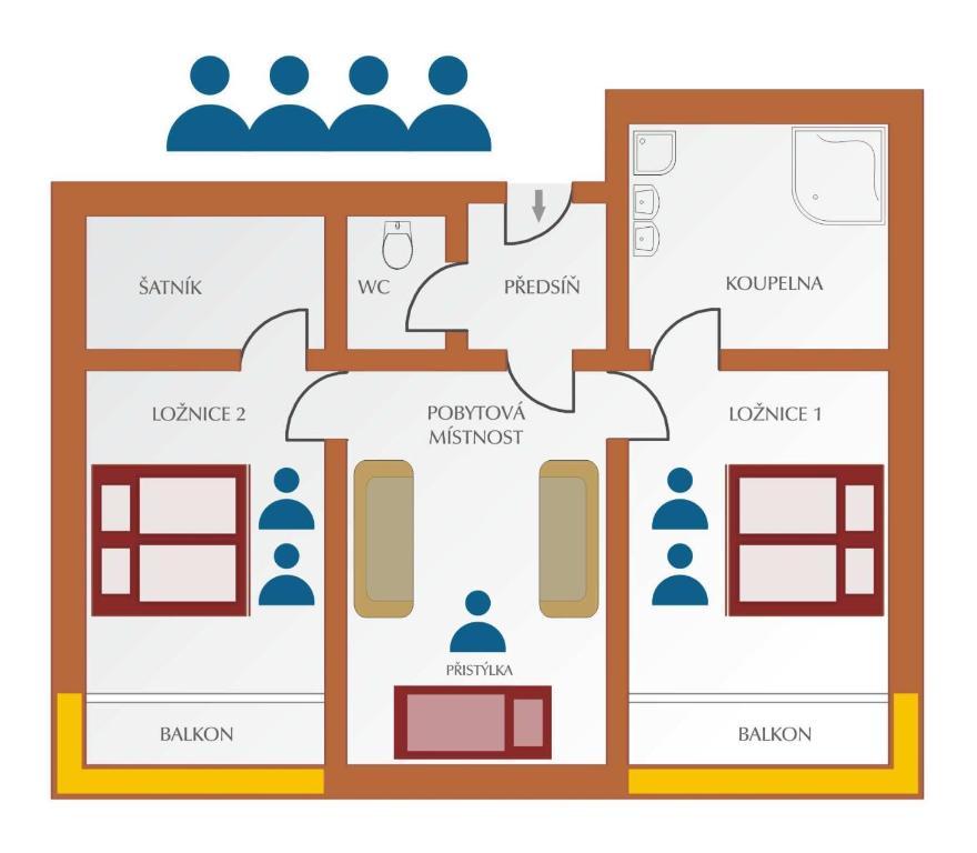 Hotel Nastup Loučná pod Klínovcem 객실 사진